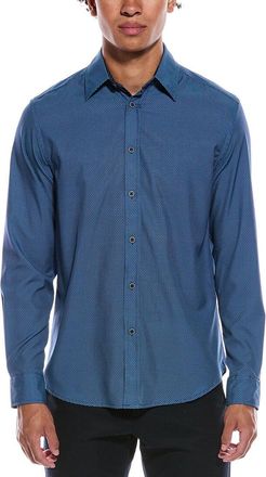 Report Collection 4-Way Geo Print Woven Sport Shirt