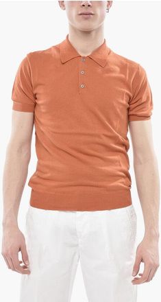 Altea Cotton and Linen Three-Button Polo size Xxl