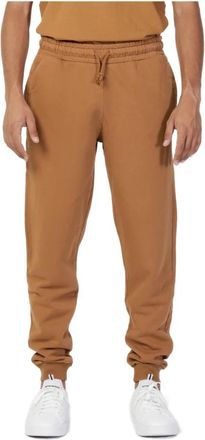 Fila Bruine Katoenen Broek met Veters - Heren - Sweatpants - Bruin - XL - Katoen - Broeken