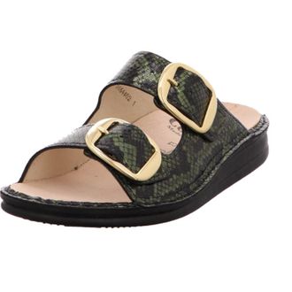 Finn Comfort Womens Finn Comfort Lipari Sandals Oro Naja Slip-On Slide HTAT182
