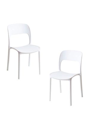 Regalos Miguel Packs Sillas Jard&iacute;n - Pack 2 Sillas Inis - Blanco
