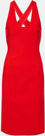 Alaia Open-back midi dress