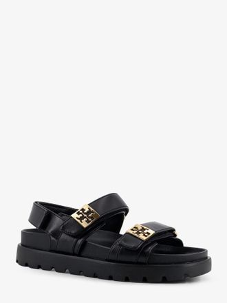 Tory Burch Womens Sandals Mellow Black Leather