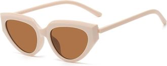 Generic Fashionable Mens And Womens Sports Outdoor Driving Photo Shopping Sunglasses(Beige)