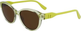 Karl Lagerfeld KL6099S 703 Womens Sunglasses Yellow Size 54