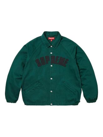 SUPREME Bomberjack met geborduurd logo - Groen