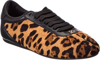 Dolce & Gabbana Haircalf & Leather Ballet Sneaker