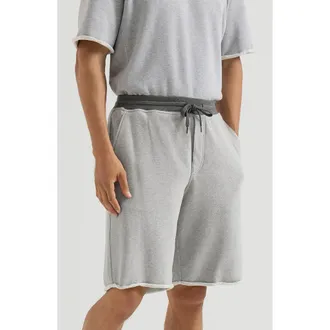 Brunello Cucinelli Cotton French terry Bermuda shorts with embroidery in Grey at Nordstrom, Size Xxx-Large