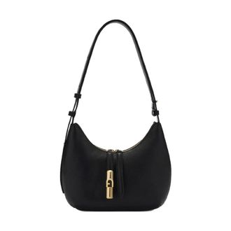 Furla Goccia Shoulder Bag - female - Furla - Shoulder Bags - Black - ONE SIZE - Bags