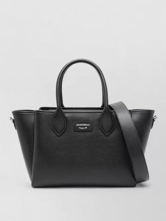 Emporio Armani medium tote shoulder bag detachable strap