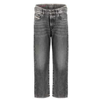Diesel Straight Jeans, female, Gray, Size: W29 Boyfriend Jeans