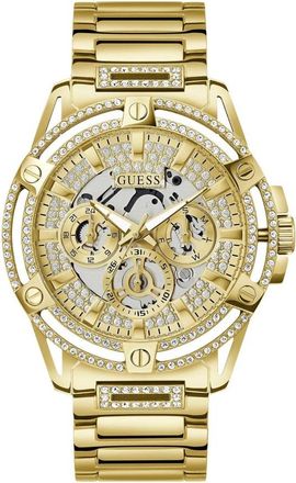 Guess Multifunctionele Horloge - Heren - Horloges - Geel - ONE Size - Accessoires