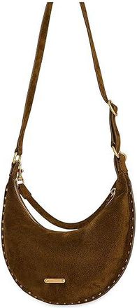 Rebecca Minkoff Darren Sm Crescent Xbody Cross Body Womens Handbags Vintage, Leather/Polyester