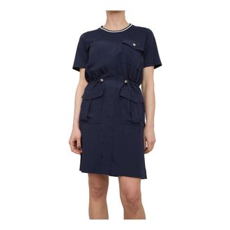 Liu Jo Blauwe Jurk met Elegant Ontwerp - Dames - Korte kleedjes - Blauw - XS - Kleedjes