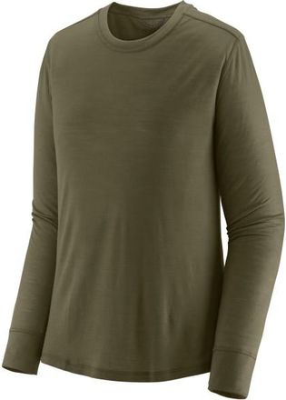 Patagonia L/S Cap Cool Merino Shirt Merinoshirt f&uuml;r Damen | oliv