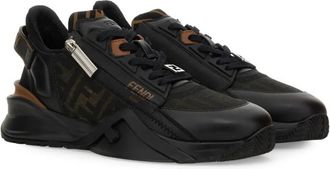 Fendi Low-Top Sneaker - Fendi Flow Sneaker - Gr. 9 - in Schwarz - für Damen