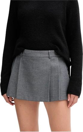 Gaud&igrave; Shorts a vita alta - - Shorts - Donna - Grigio - M