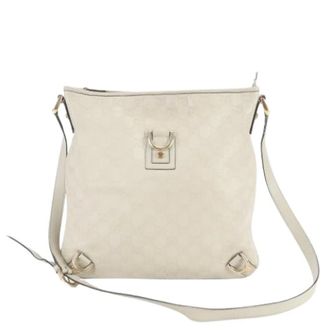 Gucci Pre-owned Cross Body Bags, female, Beige, Size: ONE SIZE Pre-owned Crossbody Bag