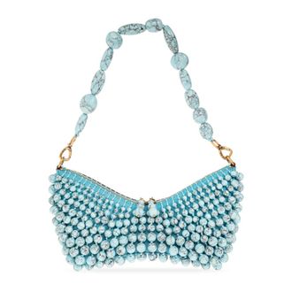 Cult Gaia Shoulder Bags, female, Blue, Size: ONE SIZE Mercier Shoulder Bag