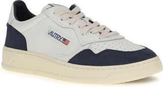 Autry Mens Medalist Low Sneakers Wht-Denim Wht/denim