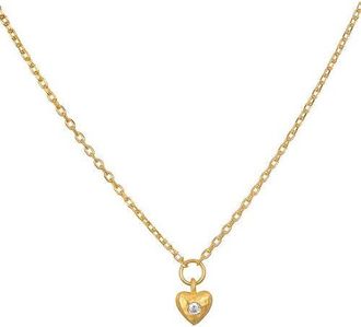Satya Jewelry Boundless Love Mini Heart Pendant Necklace in Gold at Nordstrom
