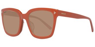 Bally BY0034H Asian Fit 42F Womens Sunglasses Orange Size 53