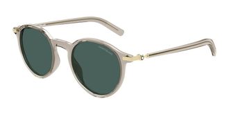 Montblanc MB0461S 004 Mens Sunglasses Brown Size 49