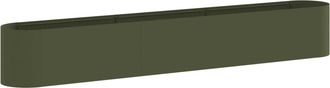 vidaXL Cama De Jard&iacute;n Elevada Verde Oliva 280 X 40 X 40 Cm Vidaxl