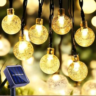 OEM Guirnalda De Luces Solares Para Exteriores, 22 M, 200 Led, Resistente Al Agua (ip65), 8 Modos, Cable De Cobre, Para Jard&iacute;n, Patio, &Aacute;rbol, Terraza, Fie