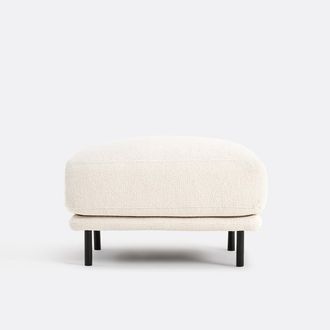 La Redoute Interieurs Poef, fijne badstof, Victor