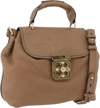 Chlo&eacute; Hand Bag Pre-owned - - Pre-owned - Donna - Marrone - ONE SIZE