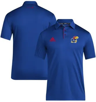 adidas Mens adidas Royal Kansas Jayhawks 2024 Coaches AEROREADY Polo at Nordstrom, Size Small