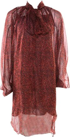 Saint Laurent Abito con nodo - Rosso
