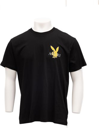Amiri Black Cotton Mens T-Shirt