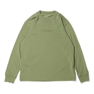 Nike Jordan Air Jordan Wordmark Long Sleeve Shirt Asia Sizing Sky J Light Olive FJ0703-340