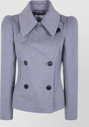 7 For All Mankind virgin wool double breasted jacket