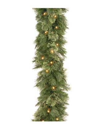 National Tree Company 9Ft Wispy Willow Garland With Lights