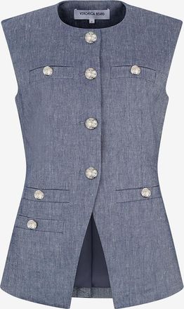 Veronica Beard Weste aus Leinen Tamara