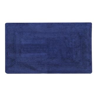 KASANOVA Tappeto bagno 50x80 cm cotone blu