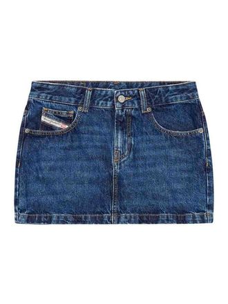 Diesel De-Ron Mini Denim Skirt