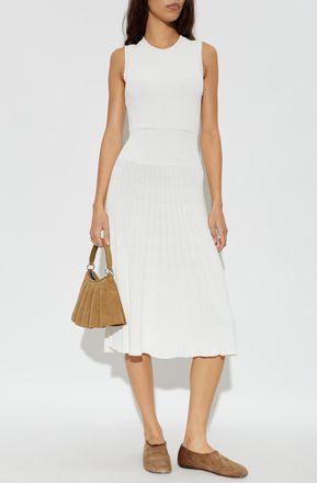 Lacoste Sleeveless Dress, Womens, White