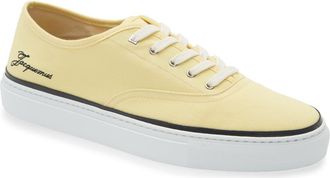 Jacquemus The F&egrave;f&egrave; Sneaker in Light Yellow at Nordstrom, Size 12Us