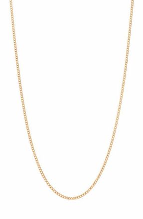 Miansai Cuban Chain Necklace in Gold Vermeil Polished at Nordstrom, Size 22