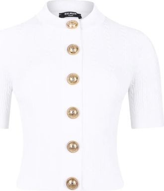 Balmain Top a coste - Bianco