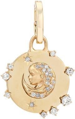 Adina Reyter Zodiac Charm in 14K Yellow Gold-Virgo at Nordstrom