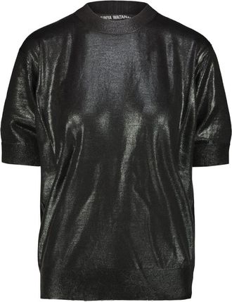 Junya Watanabe Short-sleeved Knitted T-shirt