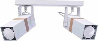 Milagro Vidar blanco 2xGU10 Plafón