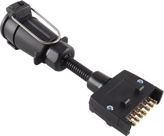 No Brand Dailygoods - Adaptador De Remolque De 7 Pines Para Conexi&oacute;n Permanente