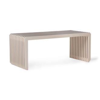 HKliving Slatted Bank 96 cm, sand