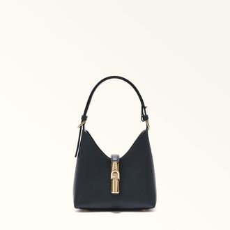 Furla Iride Borsa Mini M Grigio Blu Blu Pelle Stampata Donna